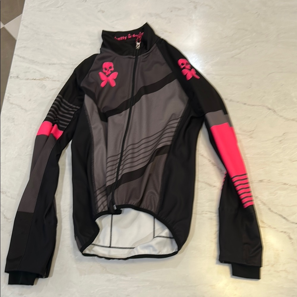 SWEATY BETTY Black and Pink Women's Jacket NEVER WORN